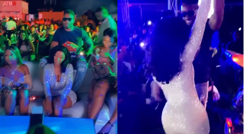 Mercy twerks for Ike dance on stage at her Homecoming party in Owerri (Video)