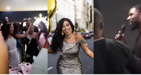Mike sings for Khafi as all BBNaija Housemates celebrate her 30th birthday (video)