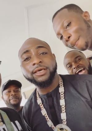 Wedding bells ringing: Davido sends his crew members packing from DMW mansion, buys them a new house (Photos)