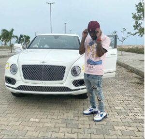 Beef Alert: Davido posts picture of his Bentley, Burna posted his and Jewelries minutes after with a f*uck you smiley