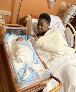 Mercy Johnson finally reveals the name of her newborn baby, shares new photos - Check it out