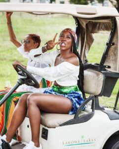 Beautiful photos from Sophie Momodu's all-girls birthday getaway at Lakowe Golf Resort