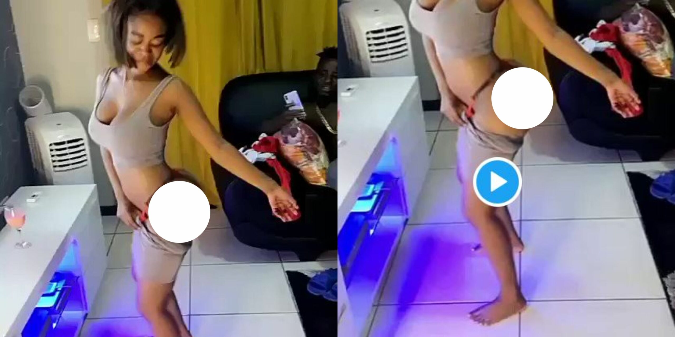 South Africans call for Nigerians exit from their country as video of SA lady dancing n_ked in front
