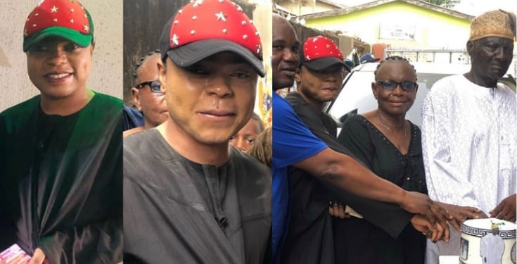 At least he respects his father -Nigerians react to Bobrisky’s appearance at his father’s house, more photos