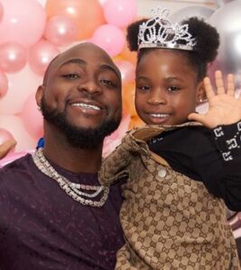 Happy broken tooth Imade -Nigerians react to Davido's daughter celebration after losing first tooth (Hilarious comments)