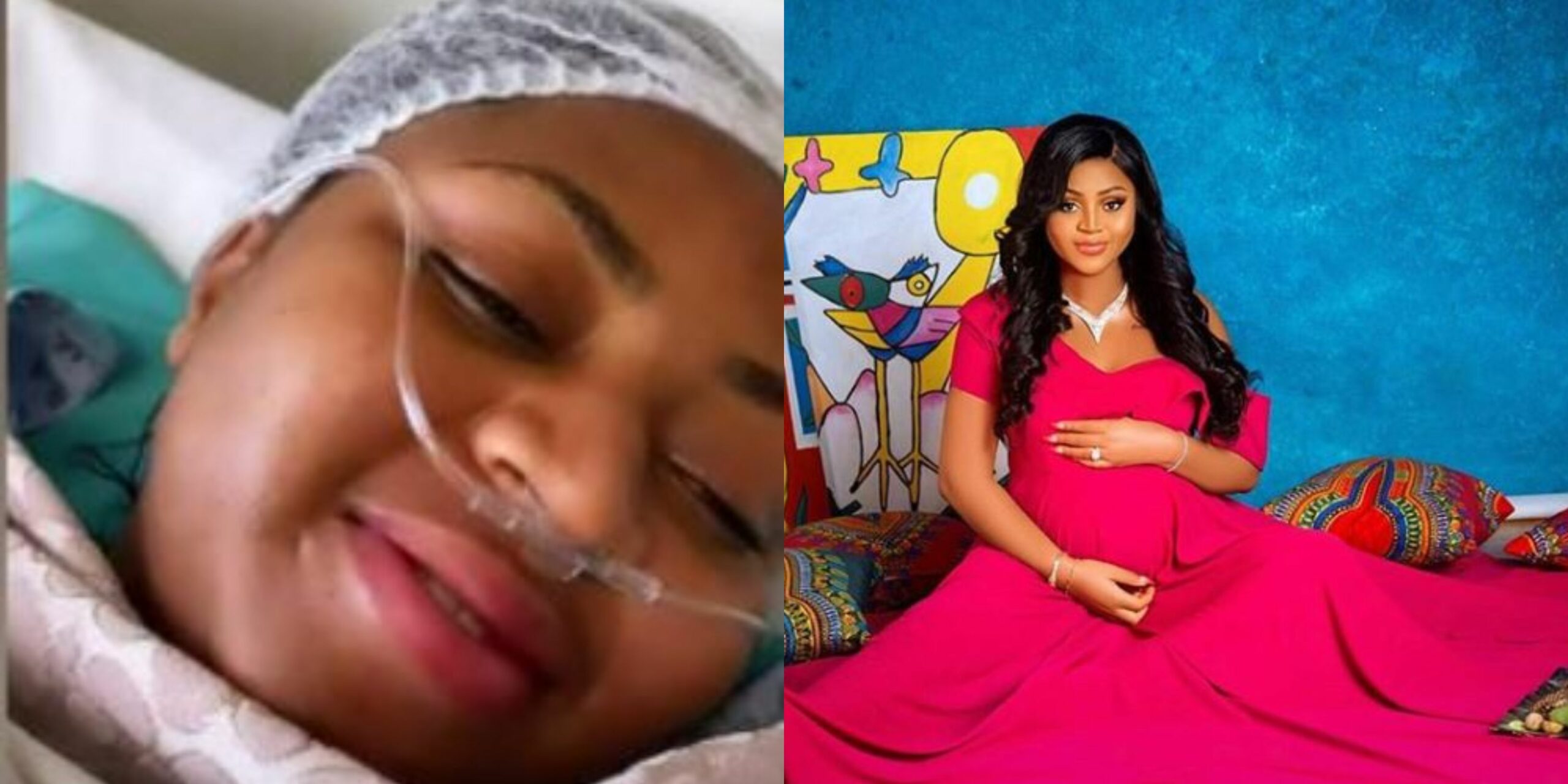 Regina Daniels welcomes her first child, a bouncing baby boy (Photos)
