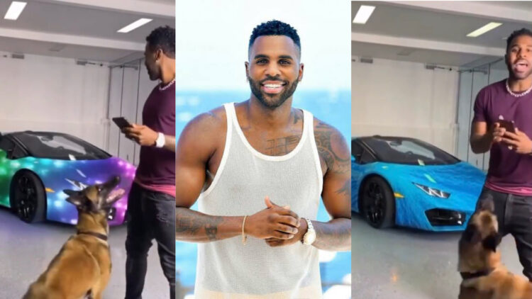 Jason Derulo flaunts his 2022 Lamborghini that changes colours | Theinfong