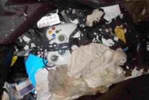 Abia State University student shares photos of what "dangerous rats" did in his room during lockdown