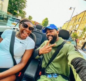 Former BBNaija Housemate, Mike Edwards unveils his baby's face in new family photo