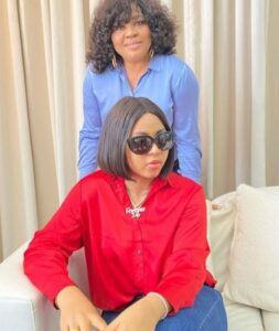 Regina Daniels' mother finally reacts to viral reports of her threatening Chika Ike -See What she has to say (Video)