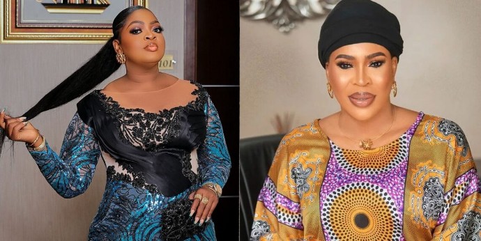 “Aunty Ebu be calming down oo”: Netizens query Eniola Badmus for her response to Fathia Williams comment on her page