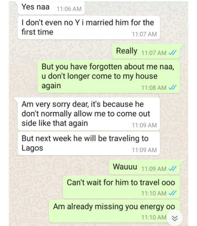 Man Leaks Chat With Married Woman Who Cheating On Her Husband