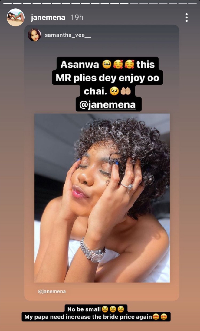"My Father Should Increase My Bride Price Again, My Husband Is Enjoying Too Much" – Janemena