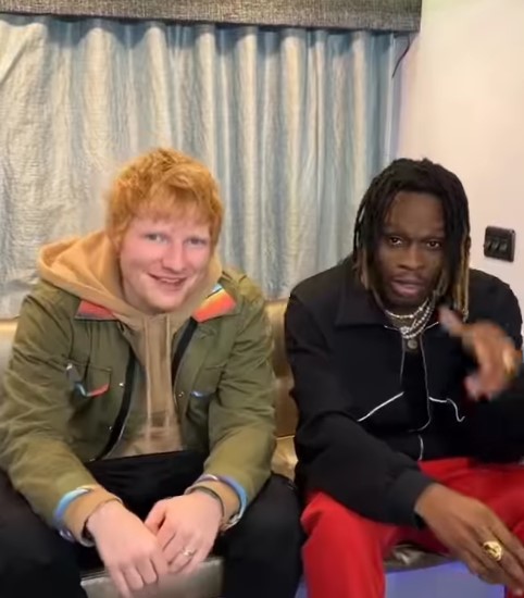 Singers, Fireboy DML and Ed Sheeran release snippet of forthcoming"Peru" remix