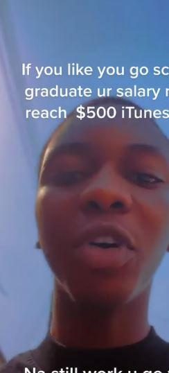 Self employed young millionaire advises Nigerians salary job iTunes card